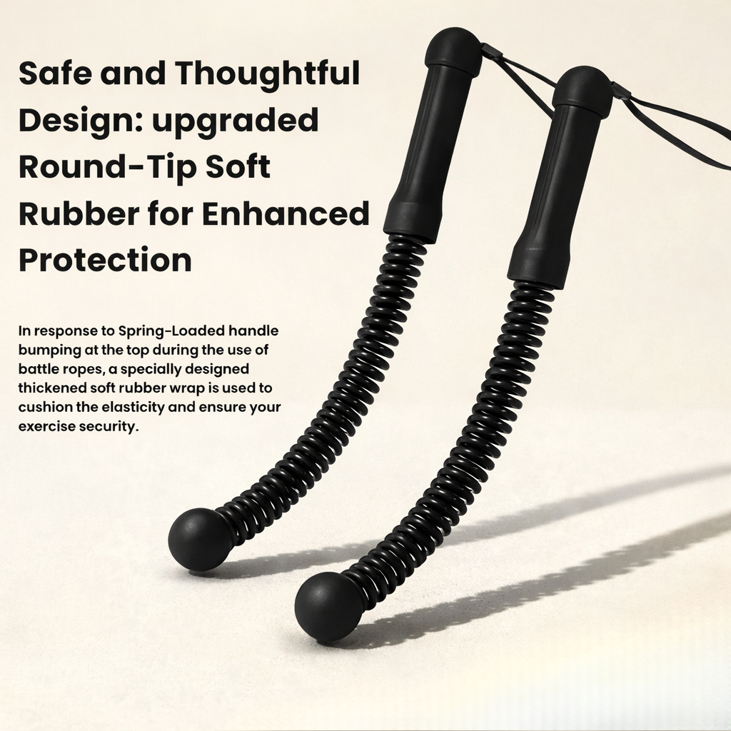 XENERFITNESS™ Cordless Battle Ropes